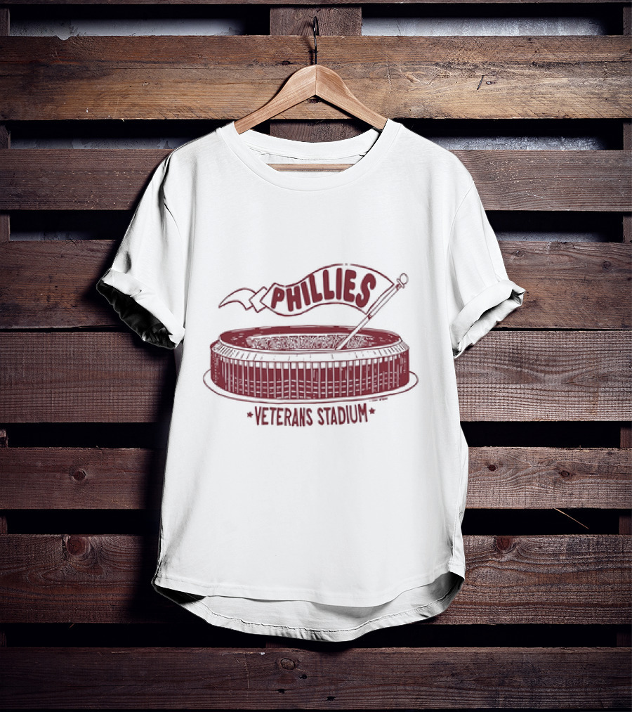 Phillies Veterans Stadium Retro T-Shirt