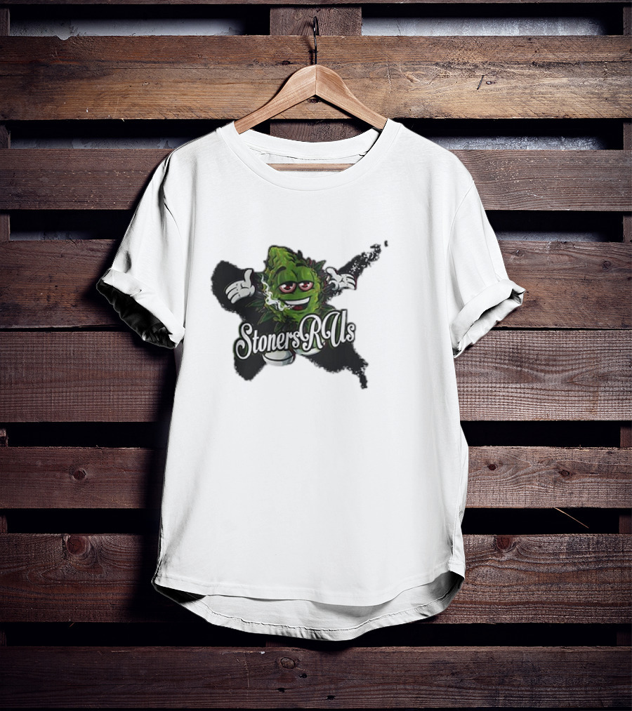 Stoners R Us Smoke Weed Leaf Character T-Shirt