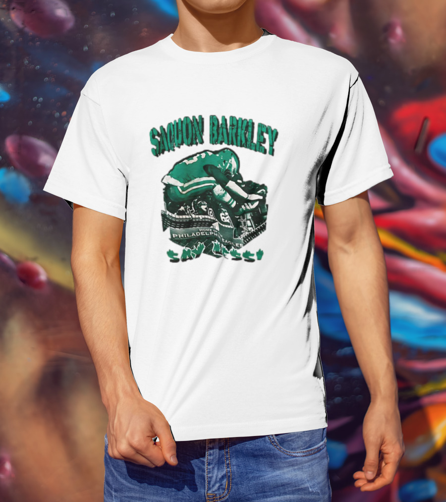Saquon Barkley Fly Home Of Philadelphia Eagles Say Less T-Shirt
