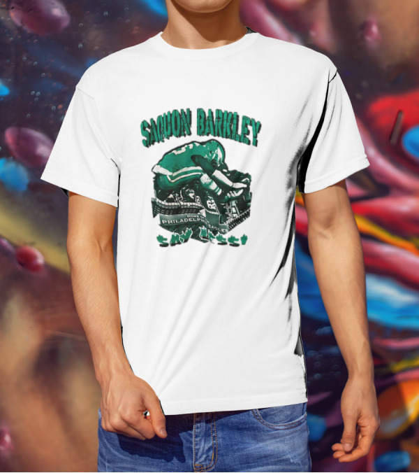 Saquon Barkley Fly Home Of Philadelphia Eagles Say Less T-Shirt
