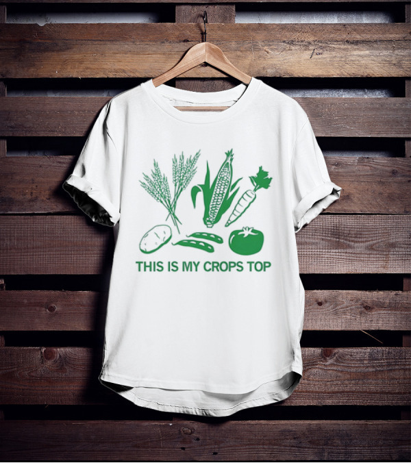 This Is My Crops Top Corn Tomato Carrot Potato Peas T-Shirt