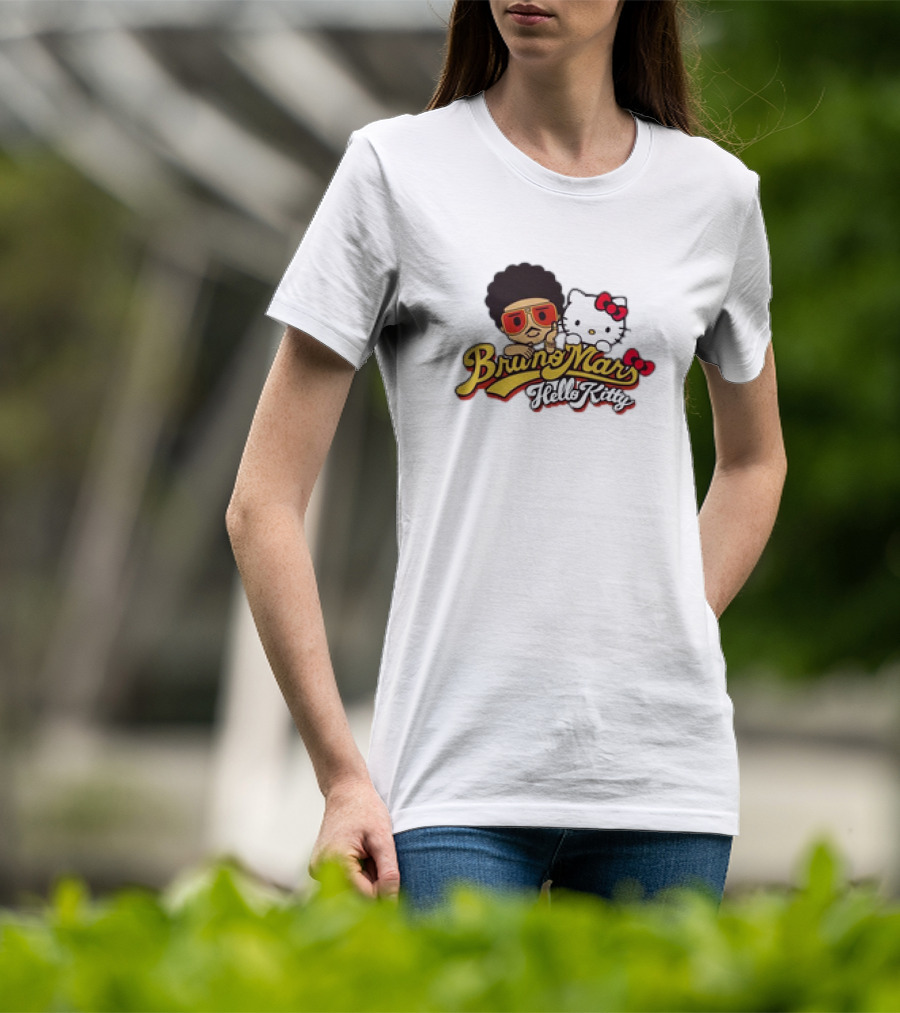 Bruno Mars Hello Kitty T-Shirt