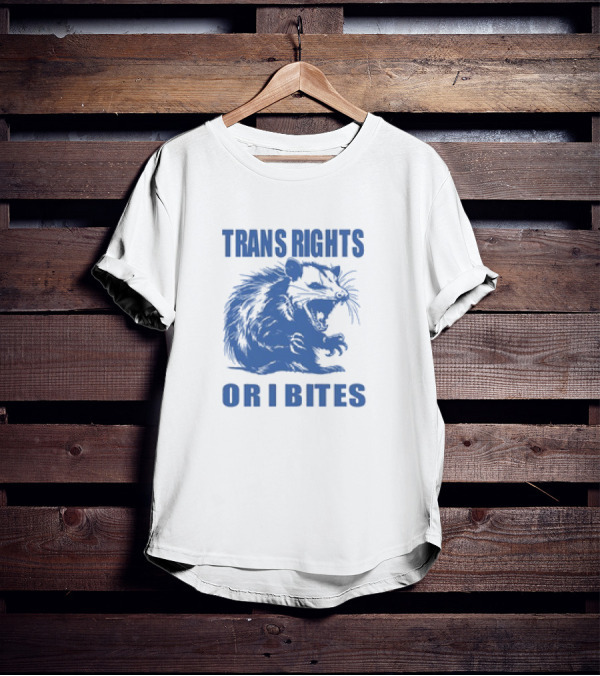 TRANS RIGHTS OR I BITES OPPOSUM RETRO T-Shirt