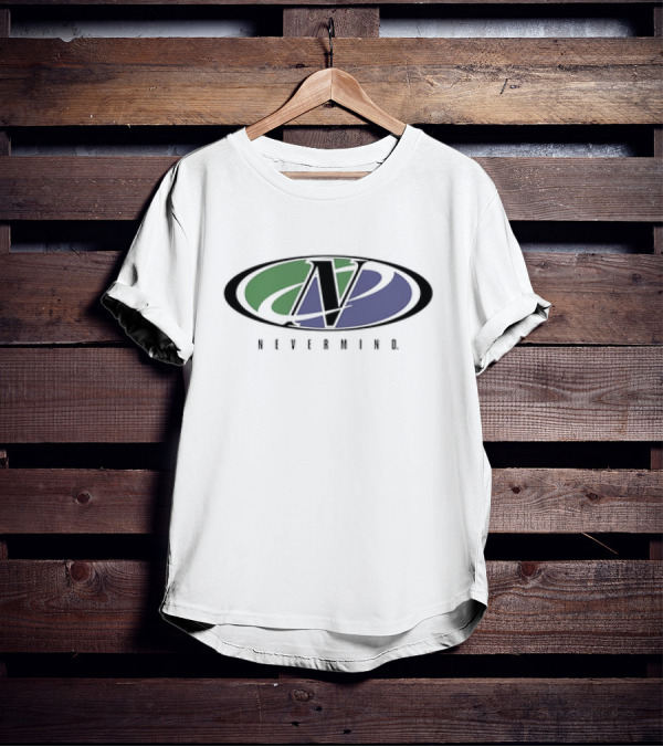 Never Mind Sporty Iconic Style Retro Mashup T-Shirt