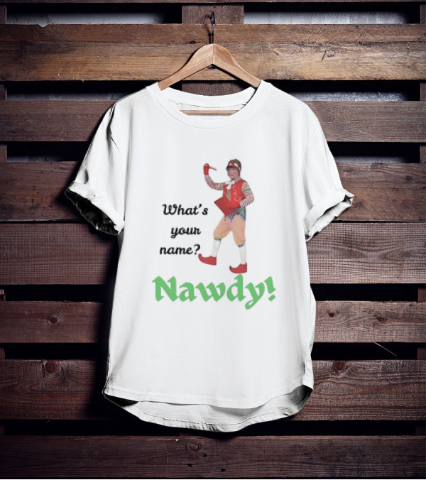 What's Your Name Nawdy Vintage Clown Costume T-Shirt