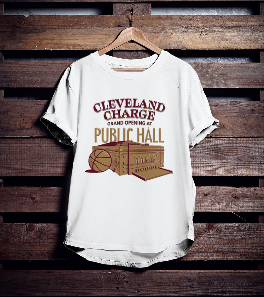 Cleveland Charge Grand Opening At Public Hall Basketball Event T-Shirt