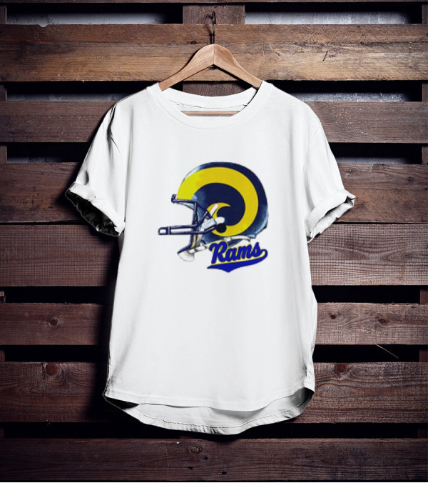 Los Angeles Rams Helmet Rams Football T-Shirt
