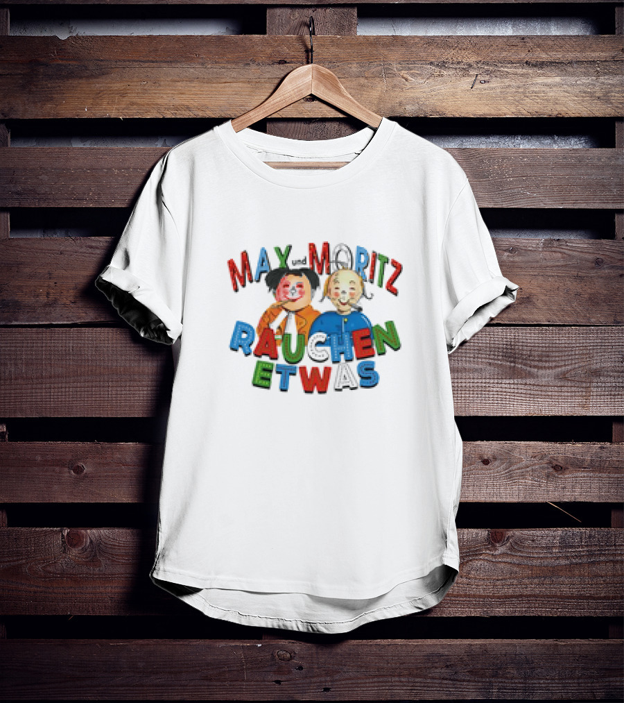 Max Und Moritz Rauchen Etwas Classic Cartoon Mischief T-Shirt
