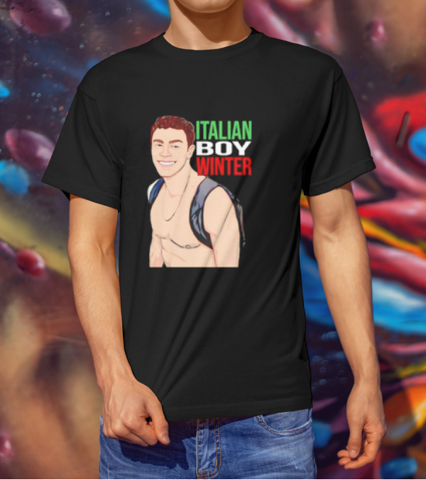 Luigi Mangione Italian Boy Winter Backpack Smiling T-Shirt