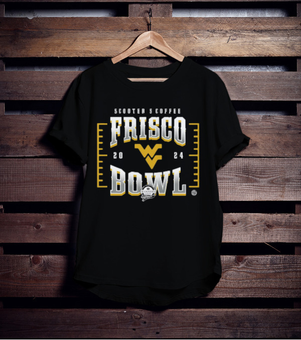 Scooter's Coffee Frisco Bowl West Virginia Mountaineers Football T-Shirt