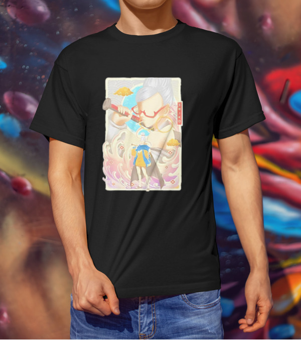 Seiko Ayase Dandadan Character With Vibrant Colors And Artistic Elements T-Shirt