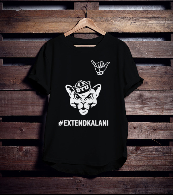 Shaka Sign BYU Cougars #ExtendKalani T-Shirt