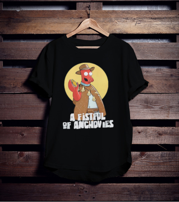 A Fistful Of Anchovies Zoidberg Futurama Cowboy T-Shirt