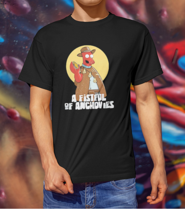 A Fistful Of Anchovies Zoidberg Futurama Cowboy T-Shirt