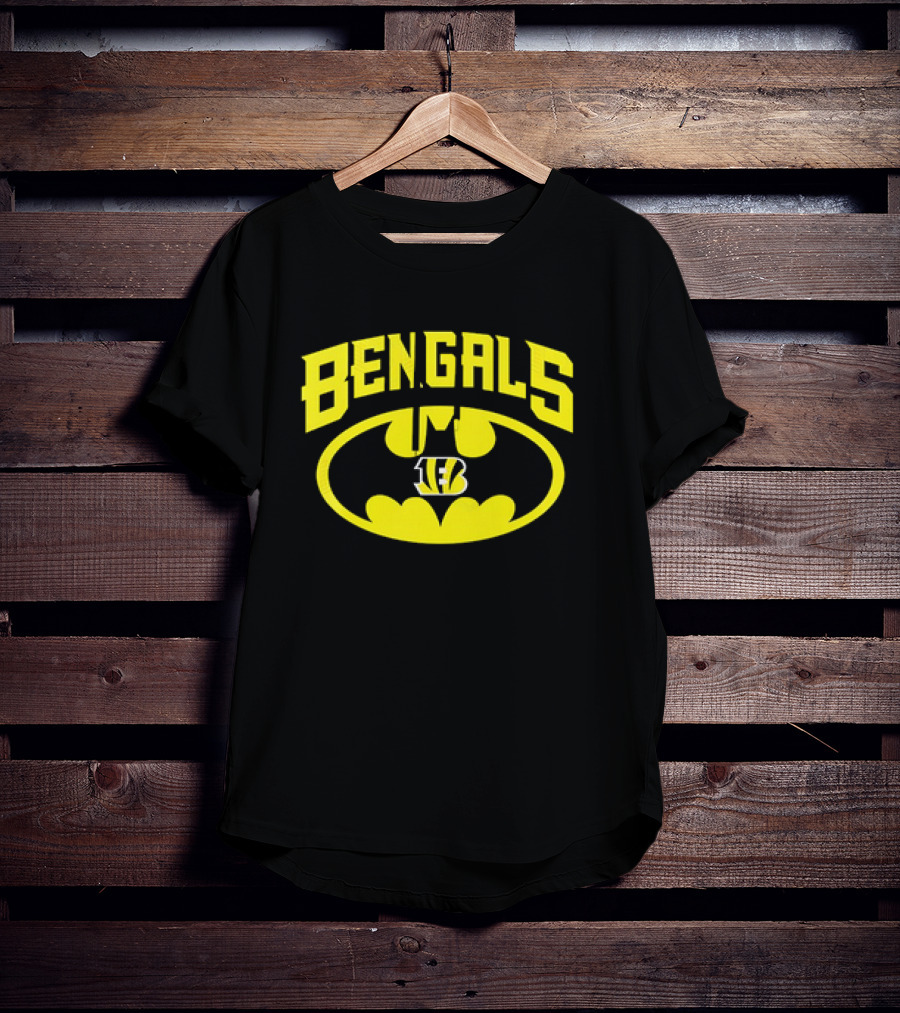 Bengals Batman Logo Cincinnati Bengals NFL Team T-Shirt
