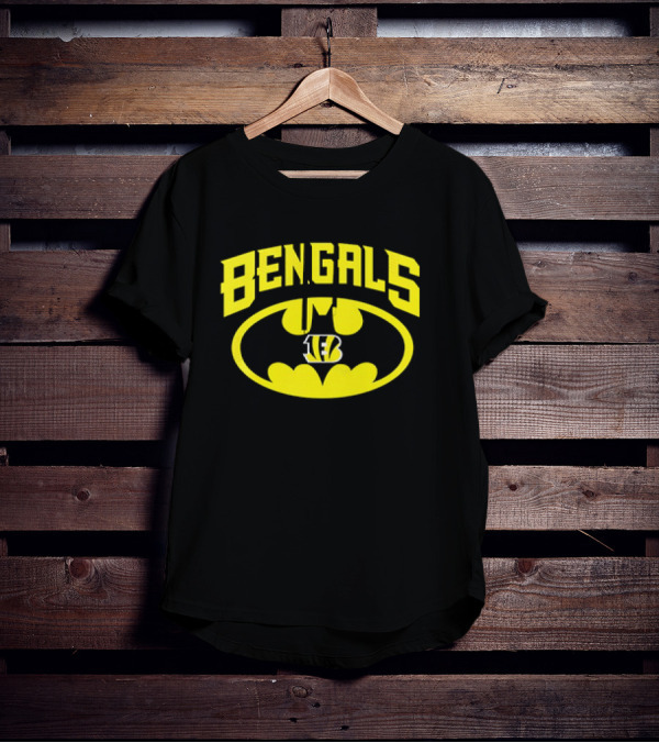 Bengals Batman Logo Cincinnati Bengals NFL Team T-Shirt