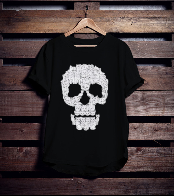 Cats Skull T-Shirt