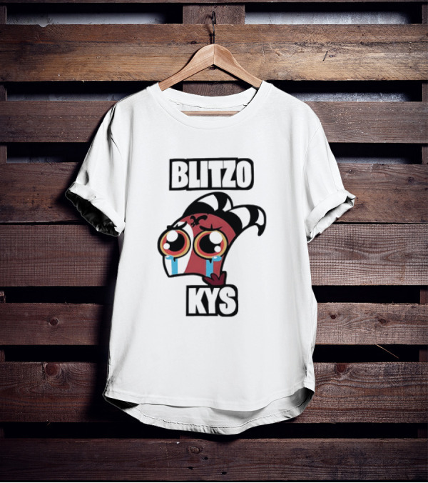 Blitzo Kys Character Crying Eyes Iconic T-Shirt
