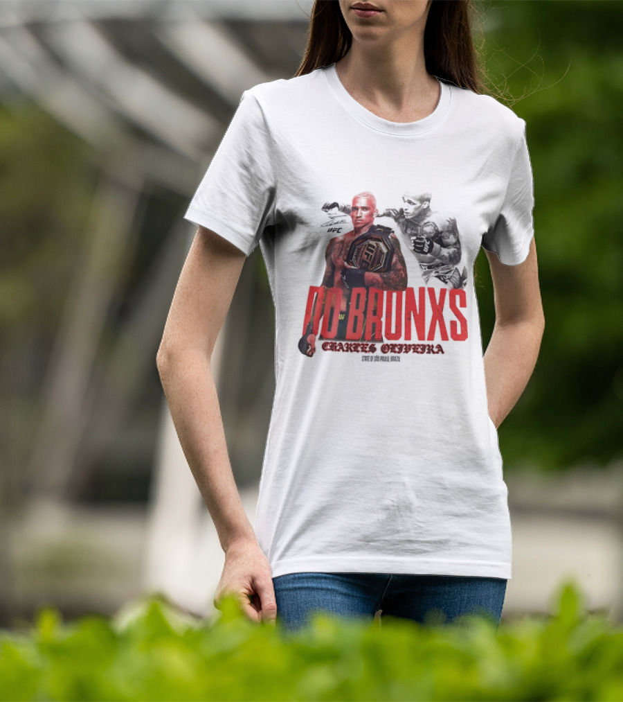 Charles Oliveira Do Bronx UFC Star São Paulo Brazil Champion T-Shirt