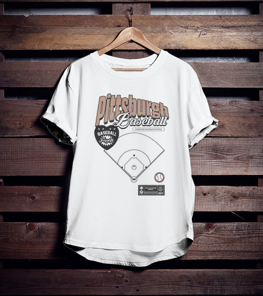 Pittsburgh Baseball Everyone’s Favorite Pastime Field T-Shirt
