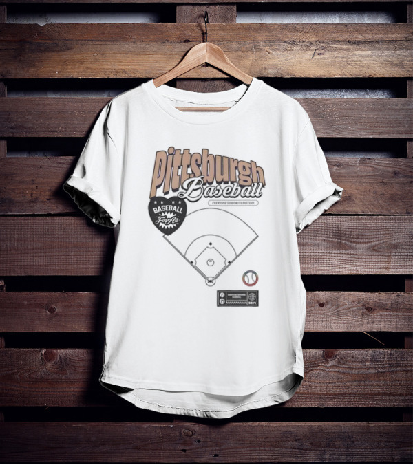 Pittsburgh Baseball Everyone’s Favorite Pastime Field T-Shirt