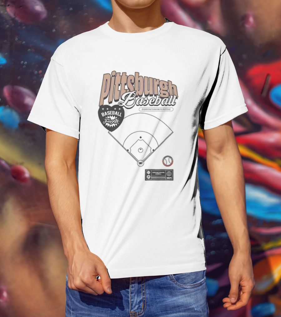 Pittsburgh Baseball Everyone’s Favorite Pastime Field T-Shirt