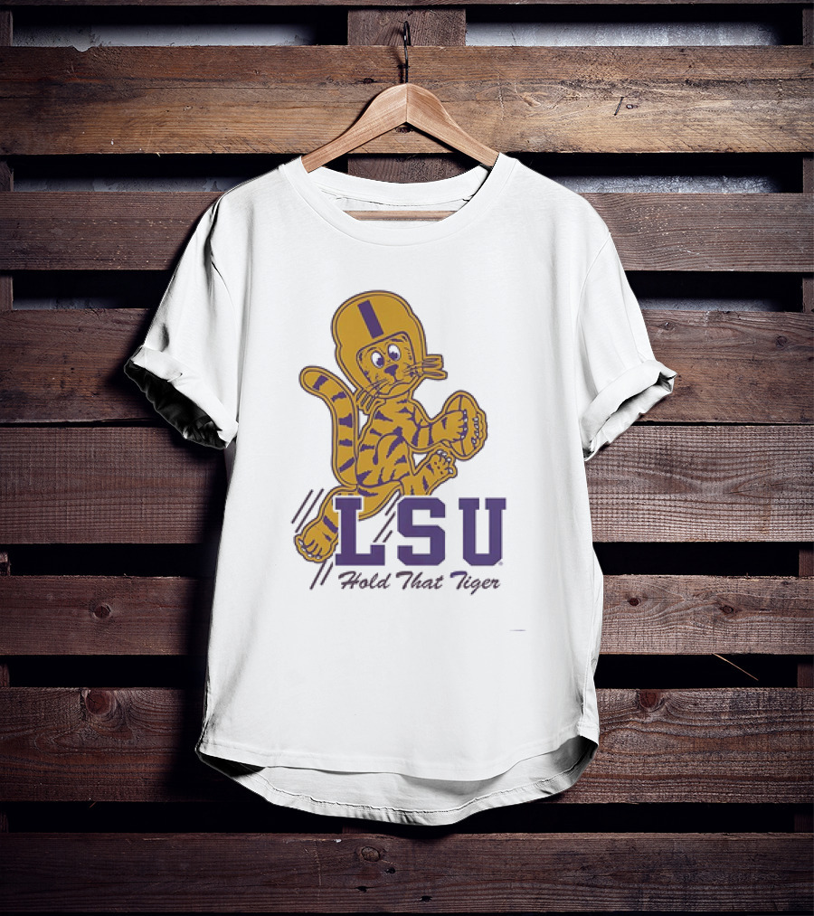 LSU Hold That Tiger Football Mascot T-Shirt