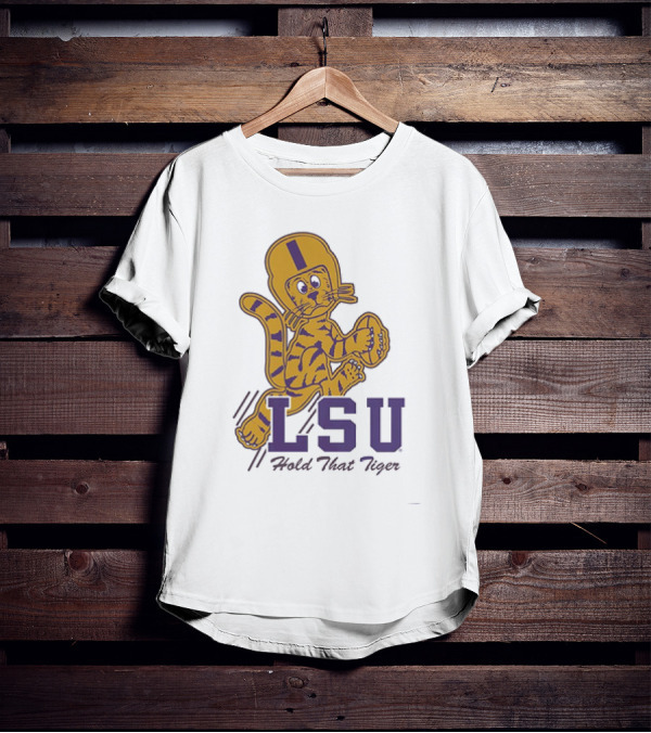 LSU Hold That Tiger Football Mascot T-Shirt