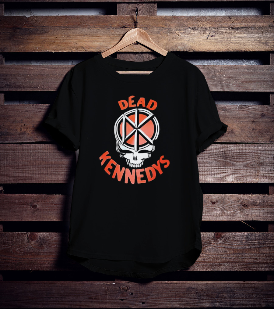 Dead Kennedys Style Grateful Dead Skeleton Emblem T-Shirt