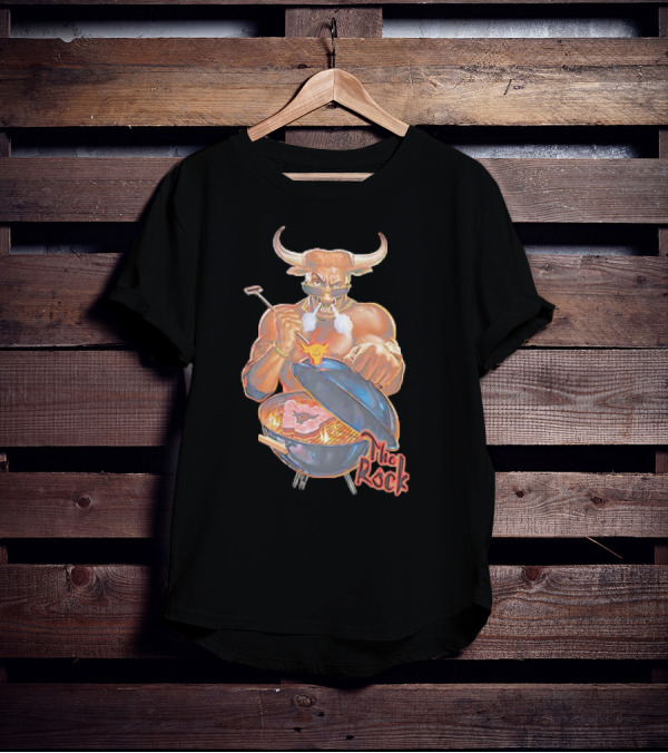 The Rock Do You Smell What The Bull Is Grilling Vintage T-Shirt