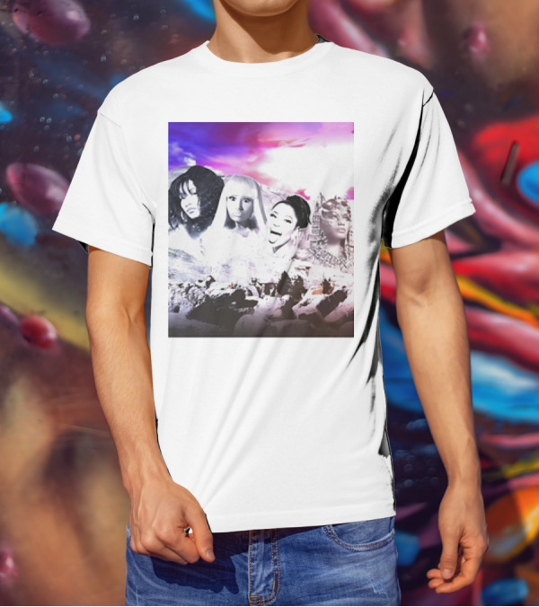 Kingkongkenn My Female Rap Mount Rushmore Nicki Minaj And Rihanna T-Shirt