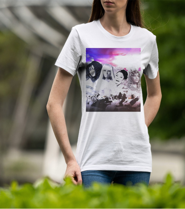 Kingkongkenn My Female Rap Mount Rushmore Nicki Minaj And Rihanna T-Shirt