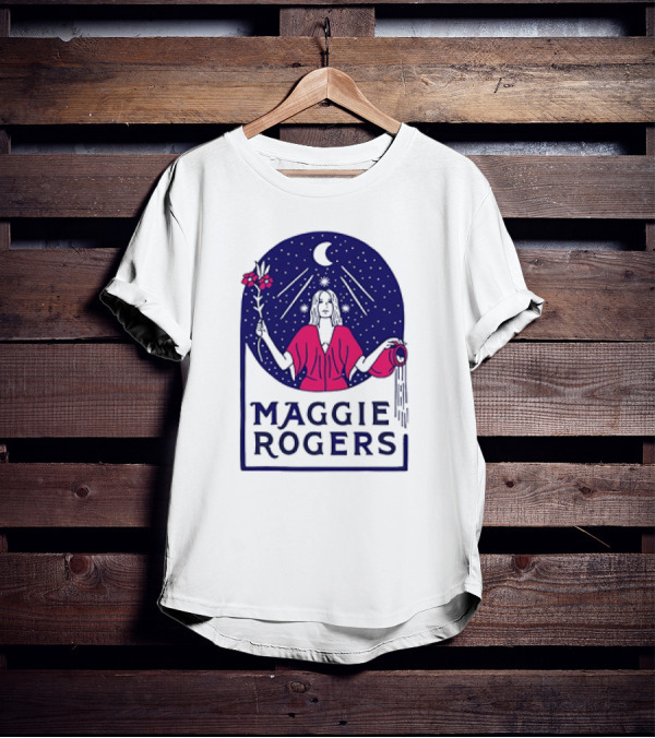 Maggie Rogers The Magi Celestial Moon Starry Night Water Bearer T-Shirt