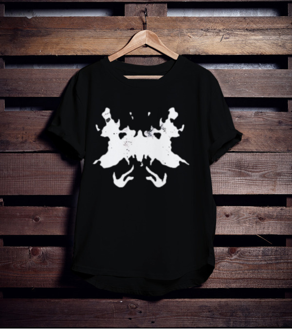 Angel Fish Rorschach Inkblot Symmetry T-Shirt