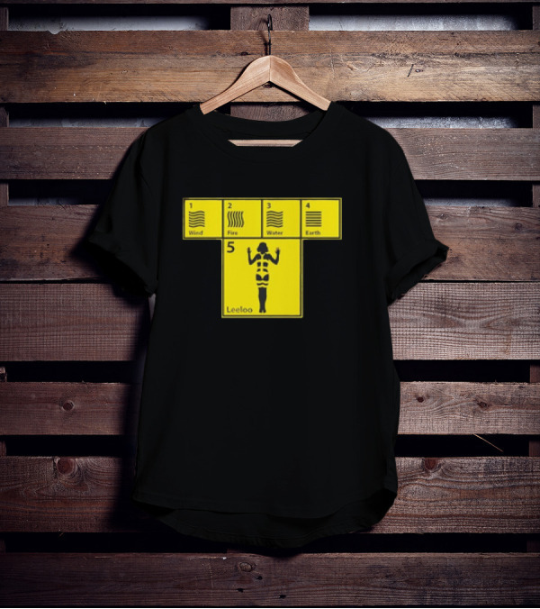 Five Elements Wind Fire Water Earth Leeloo Iconic T-Shirt
