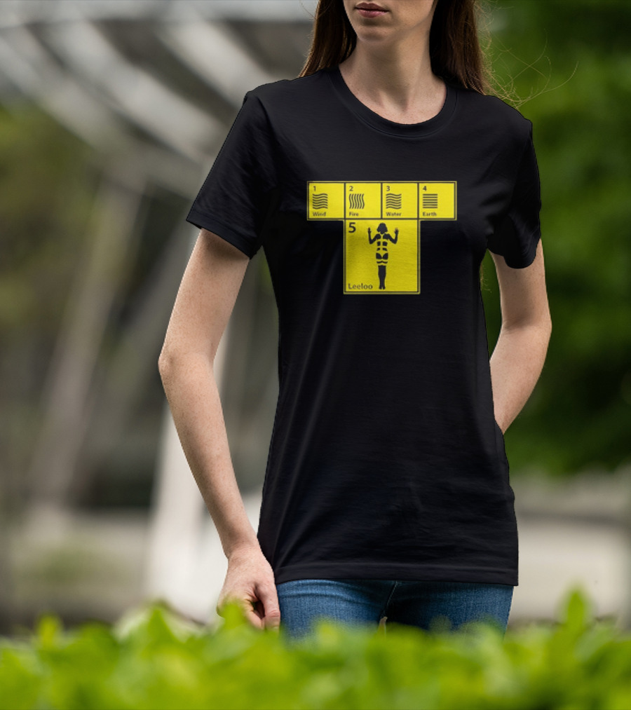 Five Elements Wind Fire Water Earth Leeloo Iconic T-Shirt
