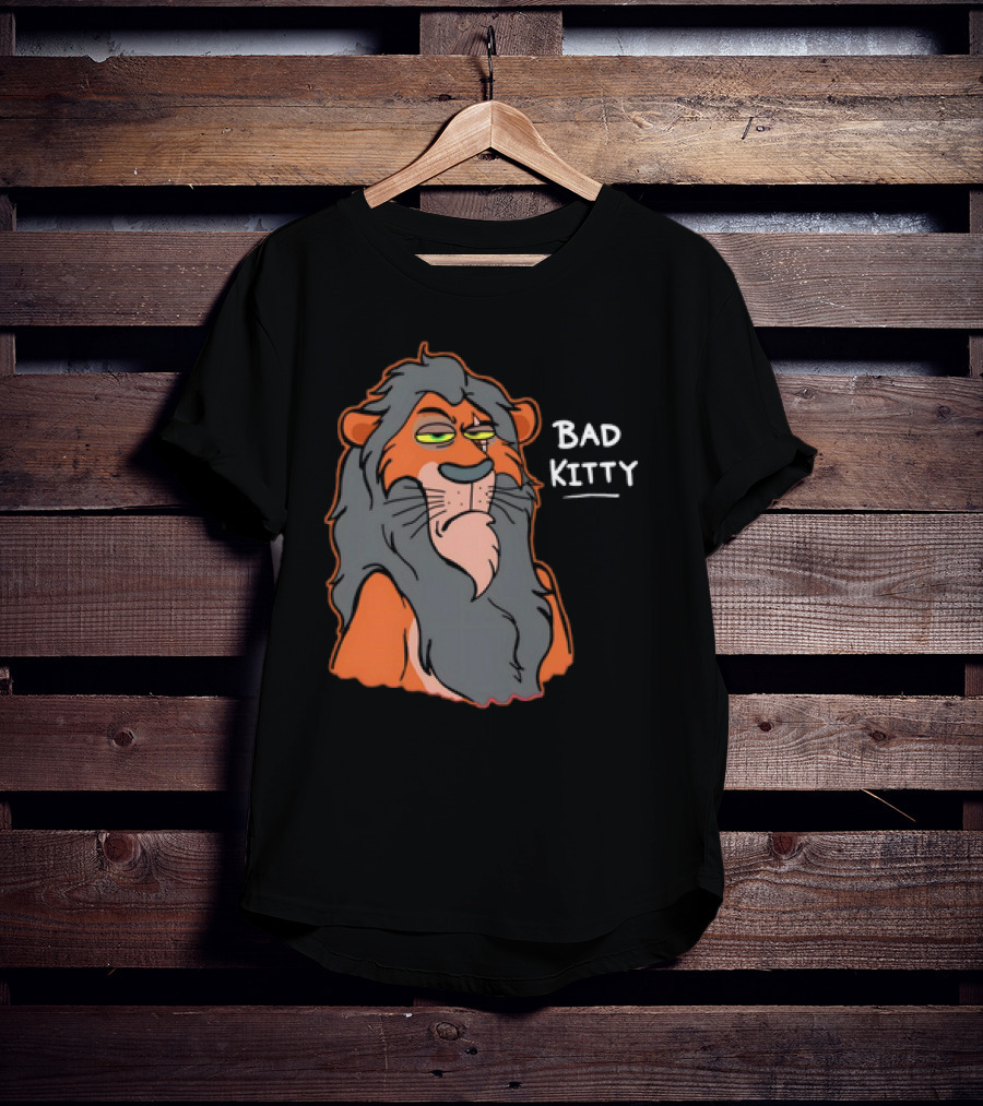 Scar Bad Kitty Lion Expression T-Shirt