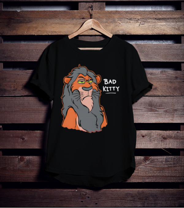Scar Bad Kitty Lion Expression T-Shirt