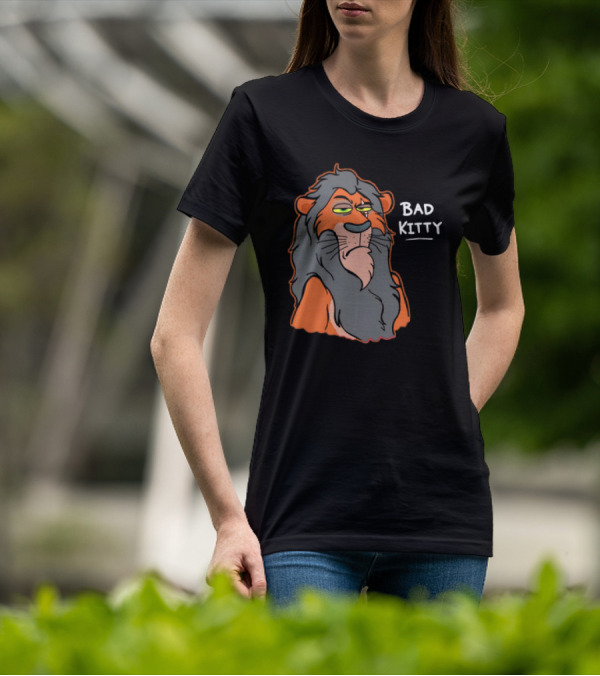 Scar Bad Kitty Lion Expression T-Shirt