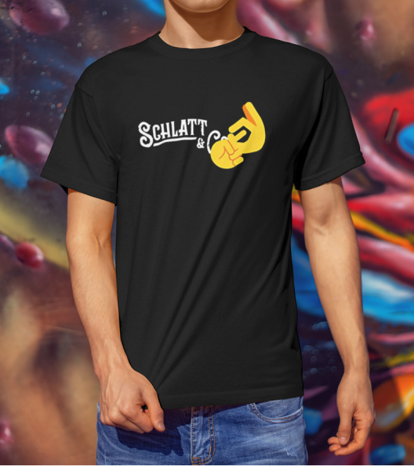 Schlatt And CO Hand Emoji Gesture T-Shirt