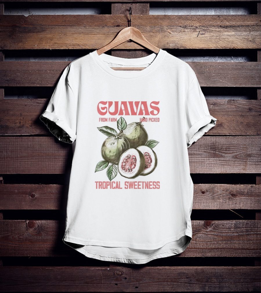 Guavas Hand Picked From Farm Tropical Sweetness T-Shirt