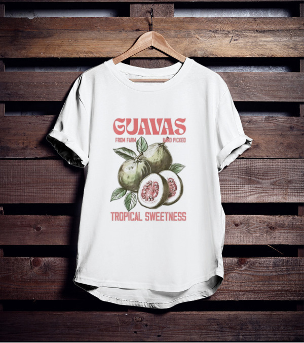 Guavas Hand Picked From Farm Tropical Sweetness T-Shirt
