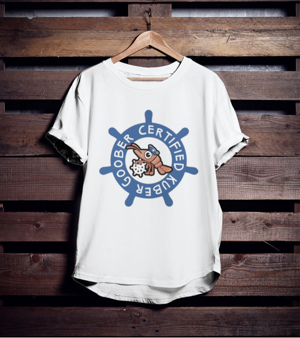 Certified Kuber Goober Kubernetes Radial T-Shirt