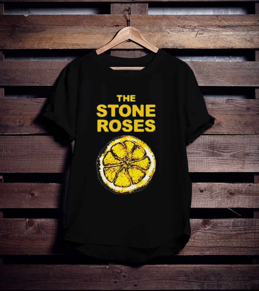 THE STONE ROSES Lemon Iconic Yellow T-Shirt