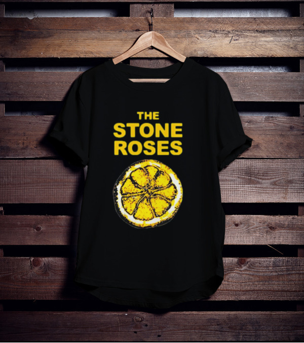 THE STONE ROSES Lemon Iconic Yellow T-Shirt