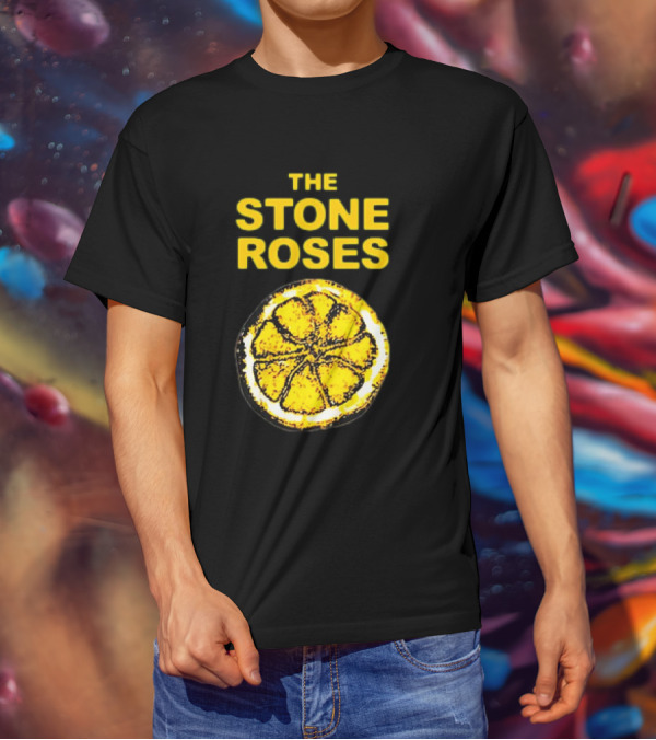 THE STONE ROSES Lemon Iconic Yellow T-Shirt