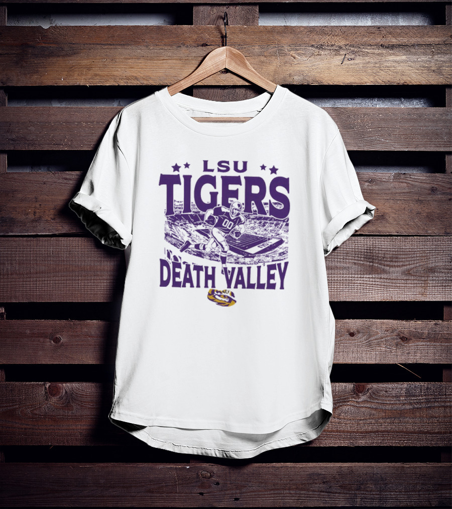 LSU Tigers Death Valley Football Stadium Player T-Shirt