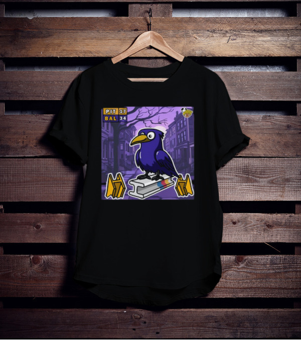 Baltimore Ravens Dominate Pittsburgh Steelers 34-17 Victory Showdown T-Shirt