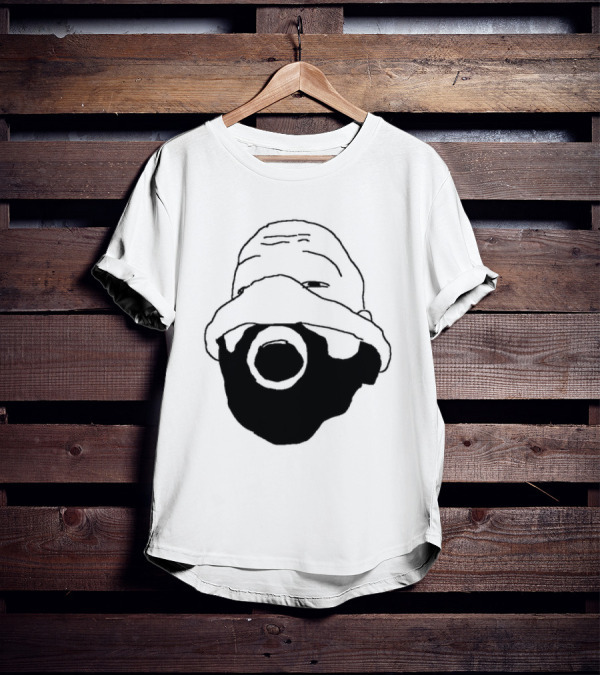Ye Kanye West Nitrous Mask Drawing T-Shirt