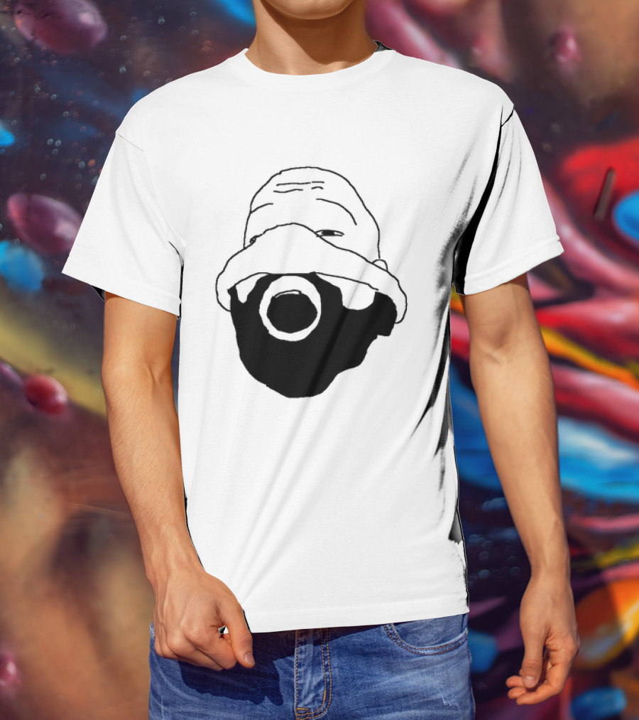 Ye Kanye West Nitrous Mask Drawing T-Shirt